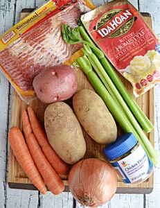 Ingredients for making Potato Soup