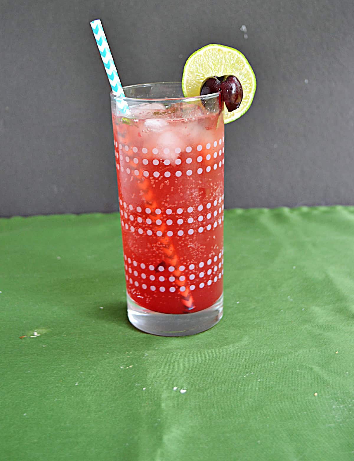 Fresh Cherry Mojitos