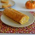 Delicious Pumpkin Roll with Apple Butter Cream Cheese Filling