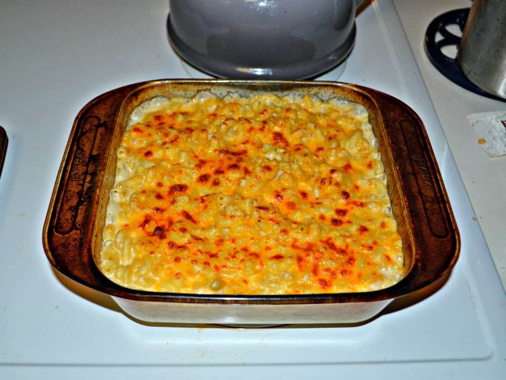 Lighter Two Cheese Macaroni and Cheese - Hezzi-D's Books and Cooks