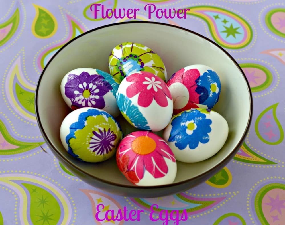 DIY Flower Power Easter Eggs - Hezzi-D's Books and Cooks