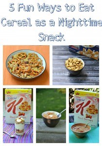 5 Fun Ways to eat Cereal as a Nighttime Snack