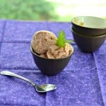 Rhubarb Ice Cream is the perfect summer treat and the best part? No ice cream maker needed!