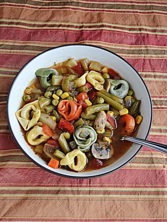 Tortellini Vegetable Soup Story