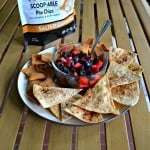 Mojito Berry Salsa with Toufayan Salted Caramel Pita Chips is a delicious summer recipe that's totally gluten free!