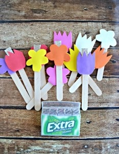 Make this cute DIY Gum Garden with Extra 35-stick pack of Gum!