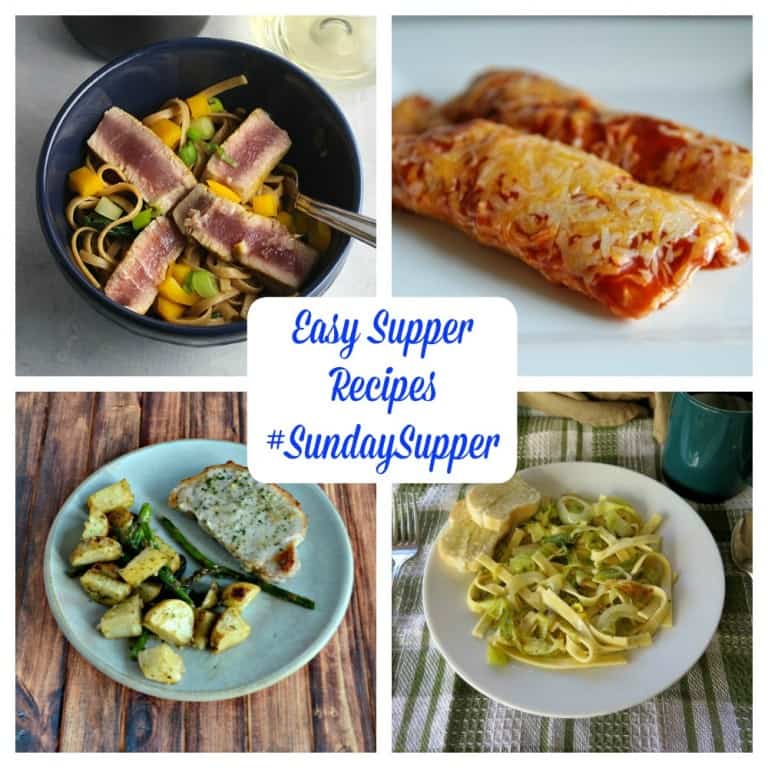 25+ Easy Supper Recipes #SundaySupper - Hezzi-D's Books and Cooks