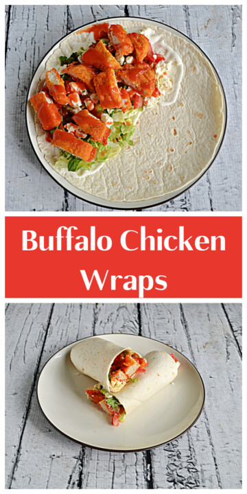 Buffalo Chicken Wrap - Hezzi-D's Books and Cooks
