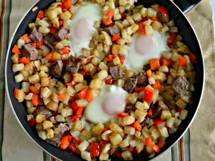 Southwest Steak Skillet Hash - Cooking Maniac