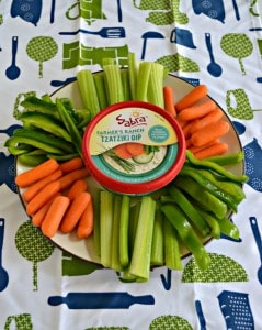 Sabra Tzatziki Dips are delicious when served with vegetables!