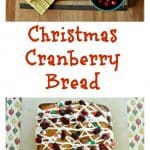 I can't get enough of this delicious Christmas Cranberry Bread for a holiday breakfast!