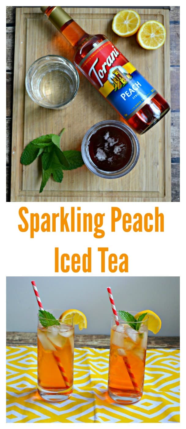 Copycat Sonic Peach Iced Tea Recipe - Thrifty Jinxy