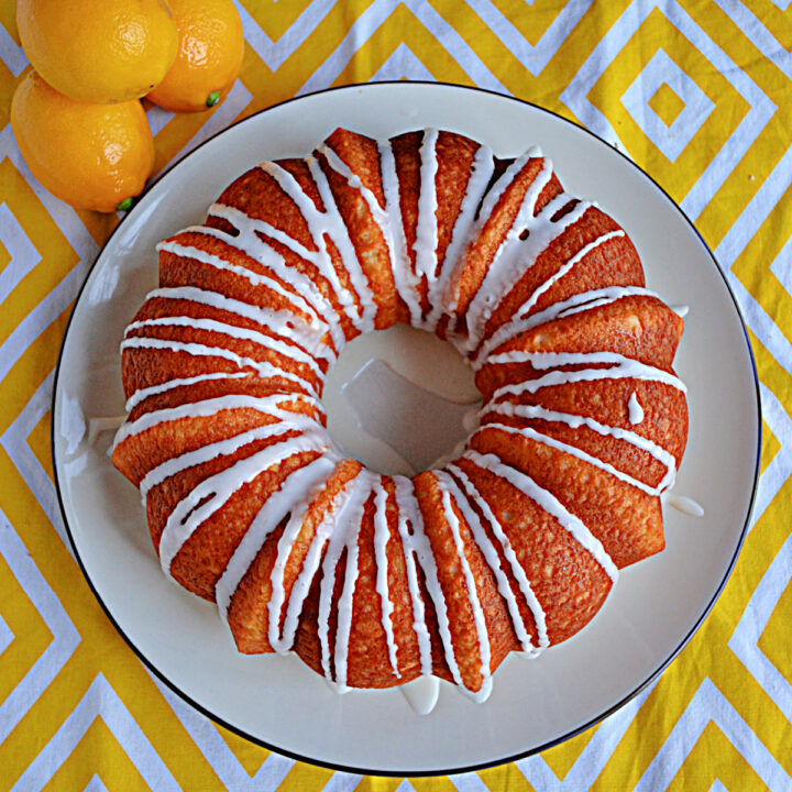 Strawberry Lemon Bundt Cake - Home Cooking Adventure