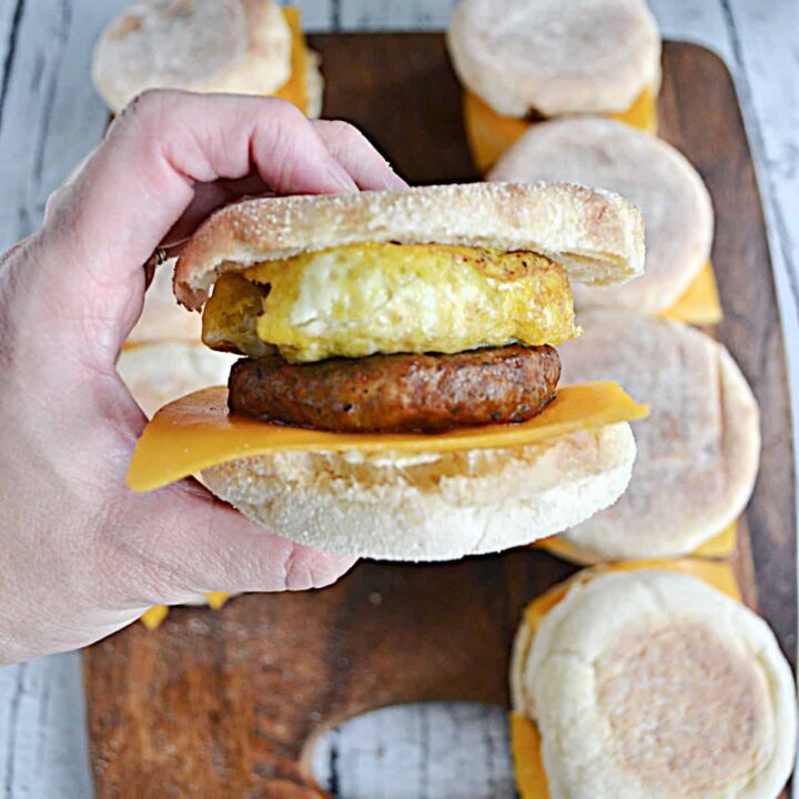 Make Ahead Breakfast Sandwiches {Freezer Meal} - Hezzi-D's Books and Cooks